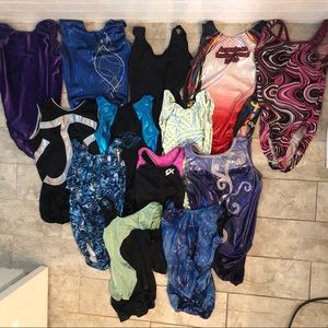 Gymnastics practice leotards